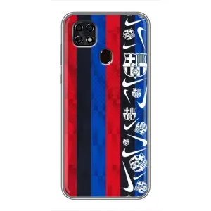 Чехол для ZTE Blade 20 Smart (Барселона) (Фанат Барсы)