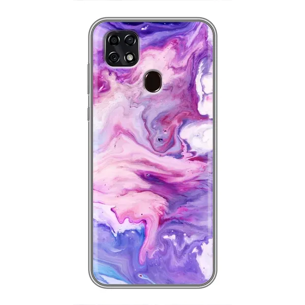 Чехол с рисунком «Фиолетовый мрамор» для ZTE Blade 20 Smart Чехол с рисунком «Фиолетовый мрамор» для ZTE Blade 20 Smart