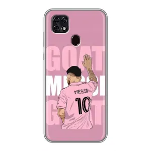 Чехлы Лео Месси в Майами на ZTE Blade 20 Smart (GOAT MESSI)