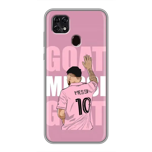 Чехол с рисунком «GOAT MESSI» для ZTE Blade 20 Smart Чехол с рисунком «GOAT MESSI» для ZTE Blade 20 Smart