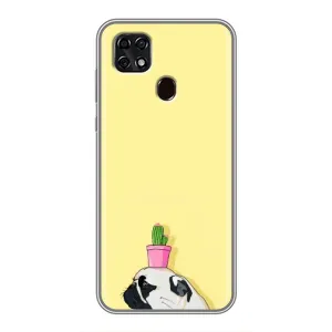 Бампер для ZTE Blade 20 Smart з картинкою "Песики" (Кактус на голові)