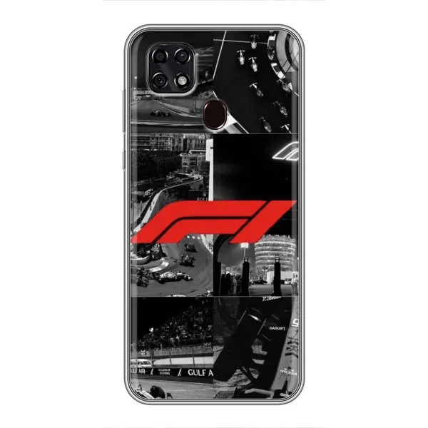 Чехол с рисунком «Коллаж Формула 1» для ZTE Blade 20 Smart Чехол с рисунком «Коллаж Формула 1» для ZTE Blade 20 Smart