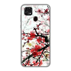 Чехол с принтом САКУРЫ на ZTE Blade 20 Smart (Красивая Сакура)