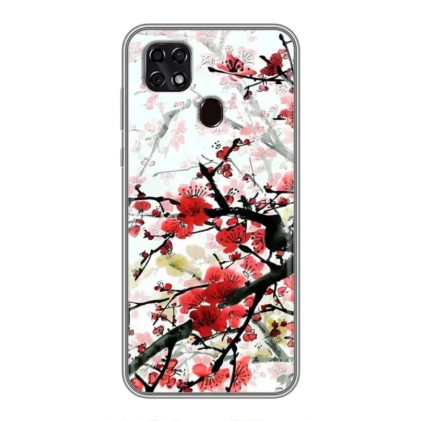 Чехол с рисунком «Красивая Сакура» для ZTE Blade 20 Smart Чехол с рисунком «Красивая Сакура» для ZTE Blade 20 Smart