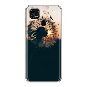 Силіконовий Чохол з кульбабками на ZTE Blade 20 Smart (Гарна кульбабка)