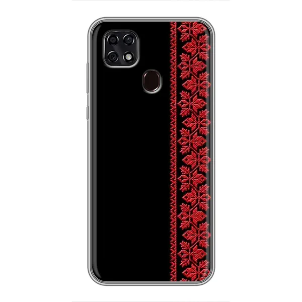 Чехол с рисунком «Красная Вышиванка» для ZTE Blade 20 Smart Чехол с рисунком «Красная Вышиванка» для ZTE Blade 20 Smart