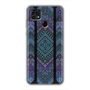 Силиконовый Чехол на ZTE Blade 20 Smart (Крутой орнамент)