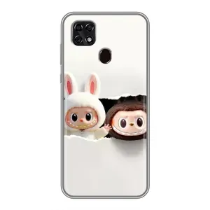 Чехол с принтом Лабубу для ZTE Blade 20 Smart (Фигурки Labubu)