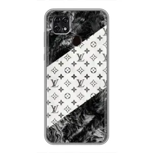 Чохол Стиль Louis Vuitton на ZTE Blade 20 Smart (LV на білому)