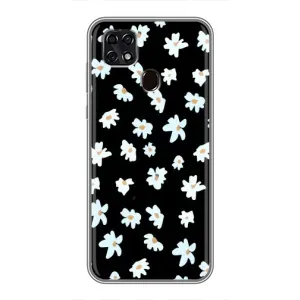 Чехол с ромашками на ZTE Blade 20 Smart (Маленькие ромашки)