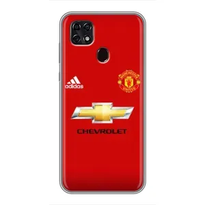 Силиконовые Чехлы принт Футбол на ZTE Blade 20 Smart (Man United)
