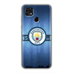 Силиконовые Чехлы принт Футбол на ZTE Blade 20 Smart (ManCity)