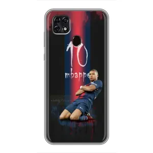 Чехол (TPU) с Футболистом на ZTE Blade 20 Smart (MBAPPE 10)