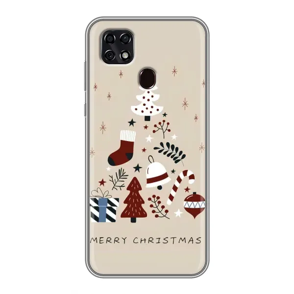Чехол с рисунком «Merry Christmas» для ZTE Blade 20 Smart Чехол с рисунком «Merry Christmas» для ZTE Blade 20 Smart