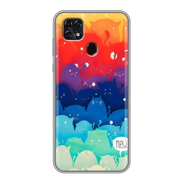 Чехол с рисунком «Mew» для ZTE Blade 20 Smart