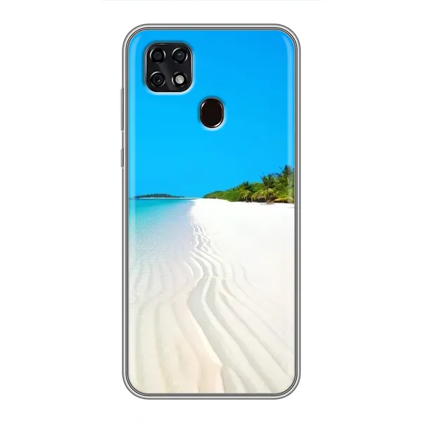 Чехол с рисунком «Море песок» для ZTE Blade 20 Smart Чехол с рисунком «Море песок» для ZTE Blade 20 Smart