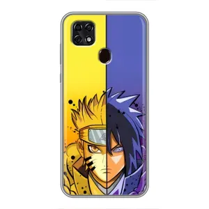 Купить Чехлы на телефон с принтом Anime для ZTE Blade 20 Smart (Naruto Vs Sasuke)