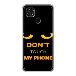 Чехол с Прикольным принтом на ZTE Blade 20 Smart (Не трогай мой телефон)