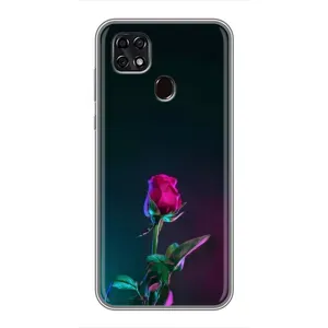 Чохли з принтом Троянд для ZTE Blade 20 Smart (Нічна троянда)