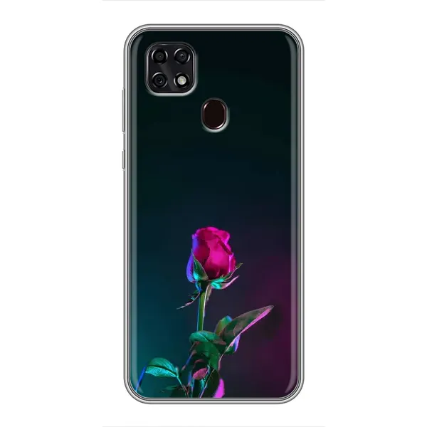 Чехол с рисунком «Ночная роза» для ZTE Blade 20 Smart