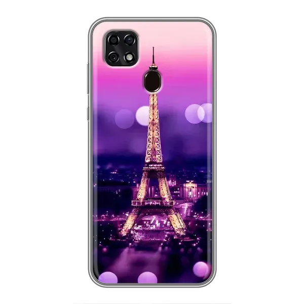Чехол с рисунком «Париж башня» для ZTE Blade 20 Smart