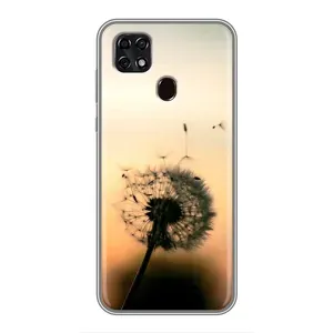 Силіконовий Чохол з кульбабками на ZTE Blade 20 Smart (Роздмухана кульбабка)