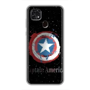 Чехол с Щитом Капитана Америки на ZTE Blade 20 Smart (Щит Капитана)
