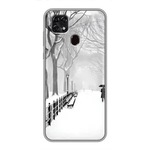 Чехлы на Новый Год ZTE Blade 20 Smart (Снегом замело)