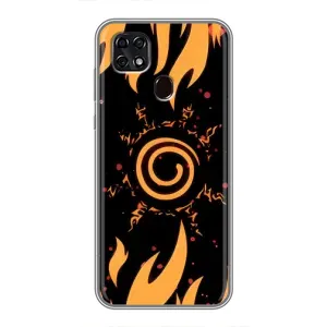 Купить Чехлы на телефон с принтом Anime для ZTE Blade 20 Smart (Солнце Наруто)