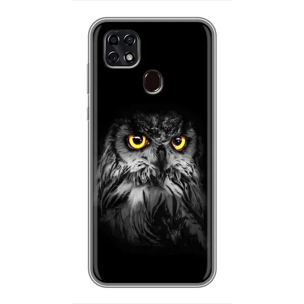 Чехол с рисунком «Сова на чёрном» для ZTE Blade 20 Smart Чехол с рисунком «Сова на чёрном» для ZTE Blade 20 Smart