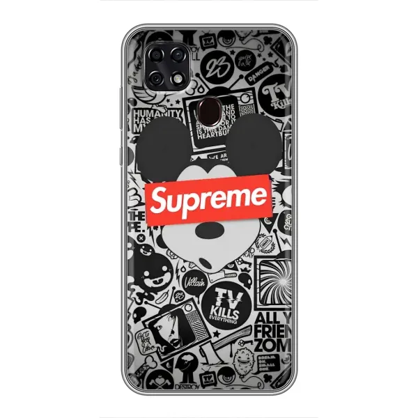 Чехол с рисунком «Supreme Маус» для ZTE Blade 20 Smart Чехол с рисунком «Supreme Маус» для ZTE Blade 20 Smart
