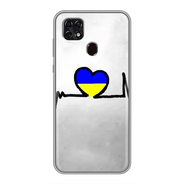 Чехол с рисунком «Украинская кардиограмма» для ZTE Blade 20 Smart Чехол с рисунком «Украинская кардиограмма» для ZTE Blade 20 Smart