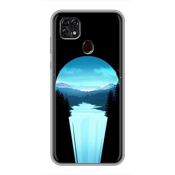 Чехол с рисунком «Синий Водопад» для ZTE Blade 20 Smart Чехол с рисунком «Синий Водопад» для ZTE Blade 20 Smart