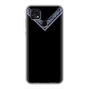 Силиконовый Чехол на ZTE Blade 20 Smart (Воротник вышиванки)