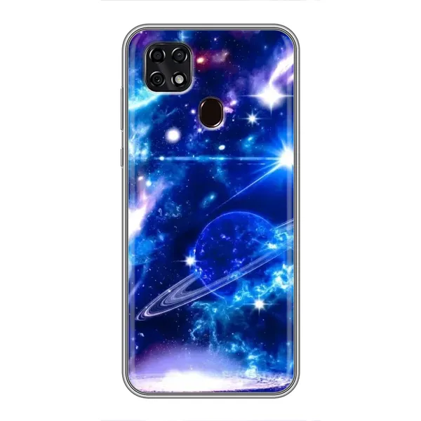 Чехол с рисунком «Яркий космос» для ZTE Blade 20 Smart