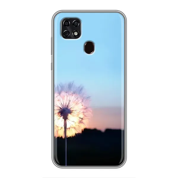 Чехол с рисунком «Закат с одуванчиком» для ZTE Blade 20 Smart Чехол с рисунком «Закат с одуванчиком» для ZTE Blade 20 Smart