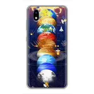 Чехол (ТПУ) с планетами на ZTE Blade A3 (2020) (Арт планети)