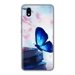 Силіконовий бампер з картинкою звірів для ZTE Blade A3 (2020) (Метелик синій)