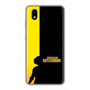 Чехол (TPU) с картинкой "Лого Пабг" на ЗТЕ Блейд А3 (2020) (Battlegrounds)