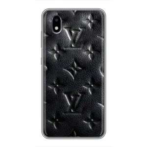 Текстурный Чехол Louis Vuitton для ЗТЕ Блейд А3 (2020) (Черный ЛВ)