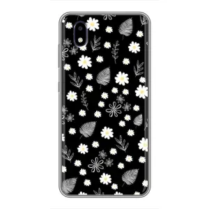 Чохли з тематикою "КВІТИ" на ZTE Blade A3 (2020) (цвітіння на чорному)