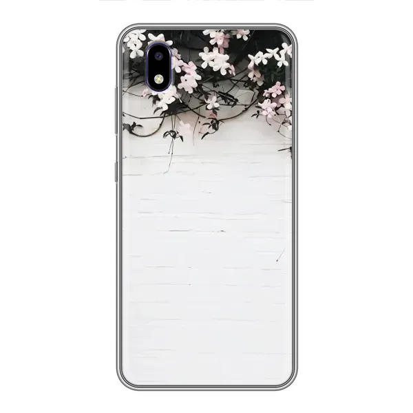 Чехол с рисунком «Цветы на стене» для ZTE Blade A3 (2020)