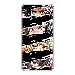 Силиконовые чехлы с глазами Anime для ЗТЕ Блейд А3 (2020) (Глаза на чорном)