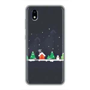 Силіконовий бампер на різдво для ZTE Blade A3 (2020) (Місто зимове)