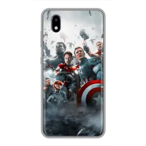 Чехол Супергерои Марвел на ЗТЕ Блейд А3 (2020) (Команда марвел)