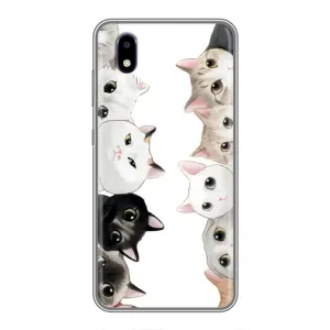 Силіконовий чохол з котиком для ZTE Blade A3 (2020) (Коти)