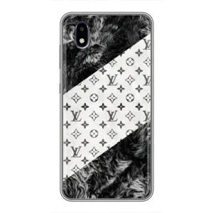 Чехол Стиль Louis Vuitton на ZTE Blade A3 (2020) (LV на белом)