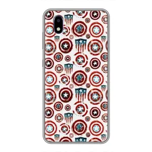 Чехол с Щитом Капитана Америки на ZTE Blade A3 (2020) (Марвел щиты)