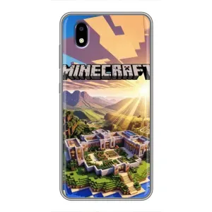 Чехол майнкрафт для ZTE Blade A3 (2020) (MINECRAFT)