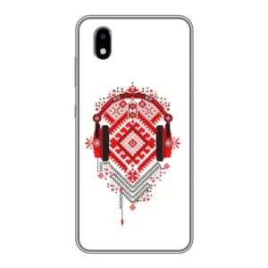 Силиконовый Чехол на ZTE Blade A3 (2020) с картинкой Вышиванки (Модная вышиванка)